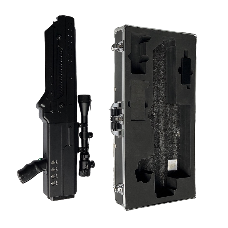  金沙手持便携式枪型低空防御反制四通道A型