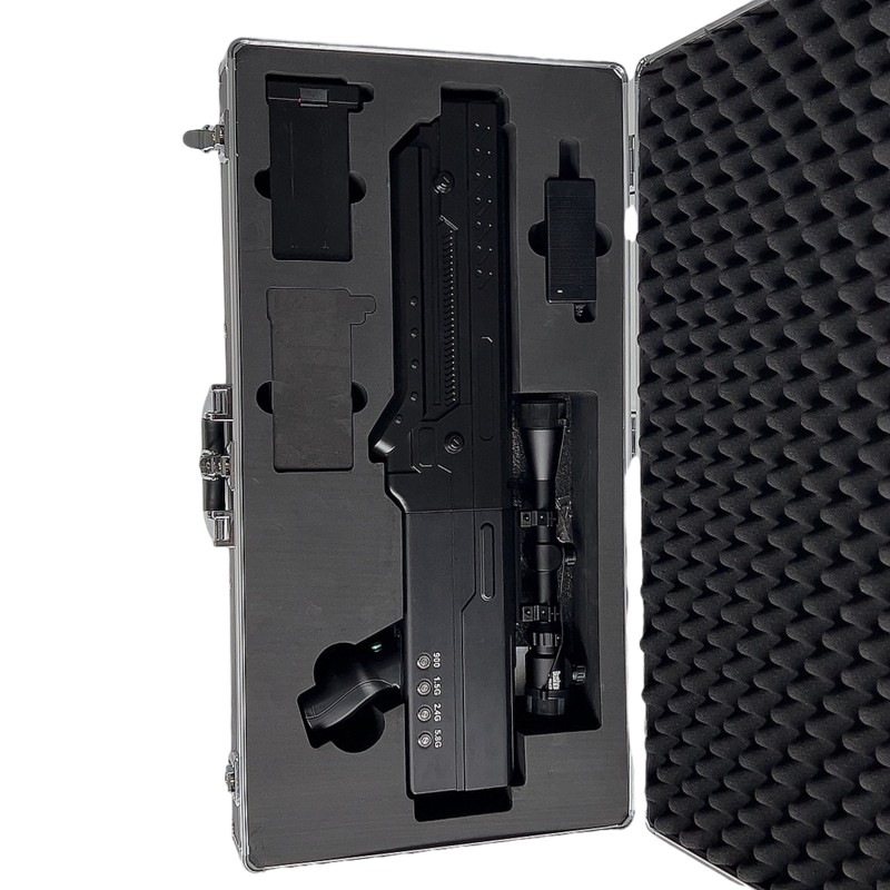  金沙手持便携式枪型低空防御反制四通道B型